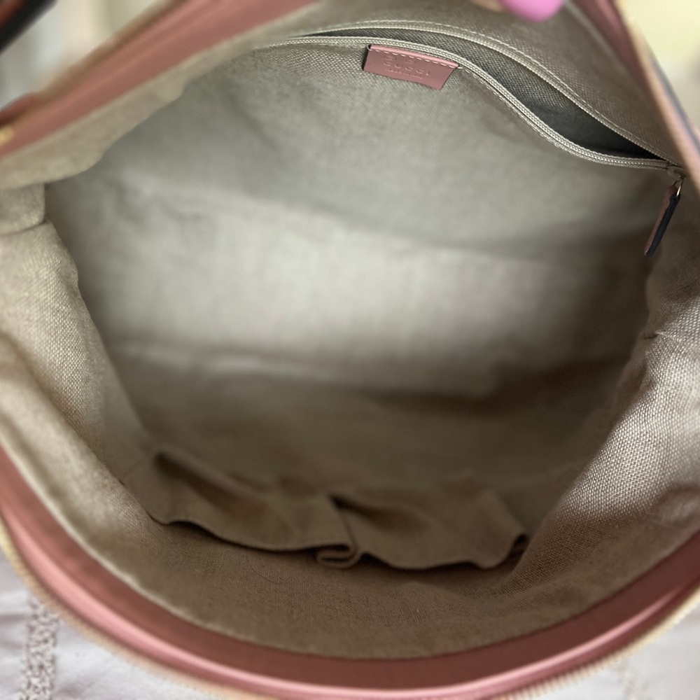 Gucci - AUTHENTIC Large Bree GG Signature Hobo - Leather - Picture 14 of 14